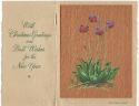 A.J. Casson (1898 - 1992)
Merry Christmas / Pitcher Plant 
screen print on veneer, mounted on…