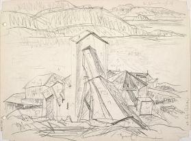 At Great Bear (R); Untitled (houses, mountains) (V)