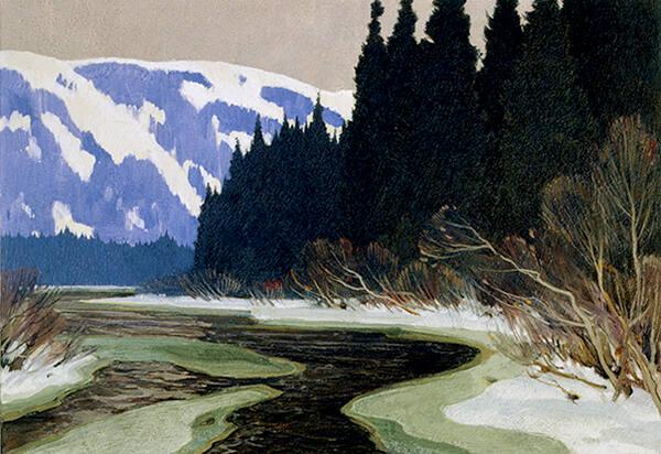 Snow-clad Hills
