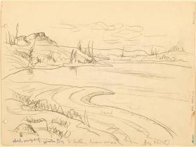 Hunter Bay (R); Untitled (hills, trees) (V)