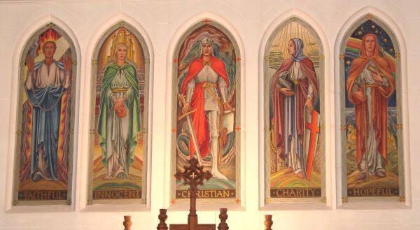 Pilgrim's Progress Murals from  Deer Park United Church, Toronto