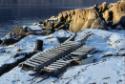 Komatiks (sleds).
Pangnirtung, Eastern Baffin Island, Nunavut, 1980

The Norman Hallendy Col…