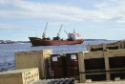 The annual sealift in Kinngait (Cape Dorset).
Southwest Baffin Island, Nunavut, 1989

The No…
