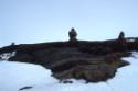 Inuksuk on a small island at Itilliarjuk.
Southwest Baffin Island, Nunavut, 1995

The Norman…